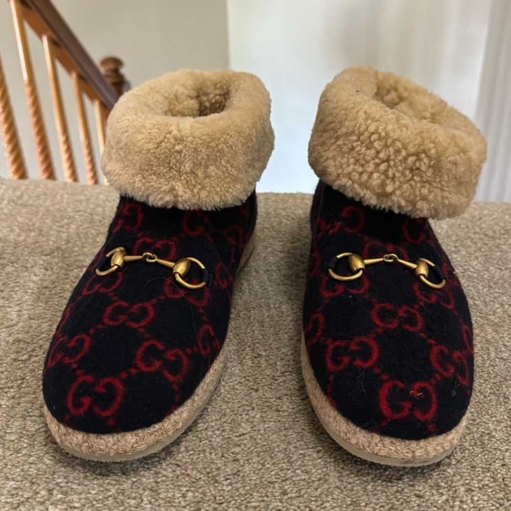 Mongolian Lamb Gucci boots